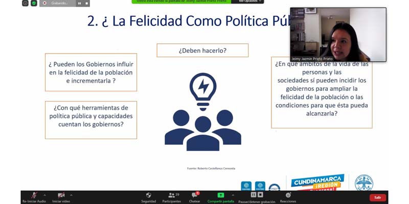 Gobernación de Cundinamarca invita a mandatarios municipales a desarrollar políticas públicas en temas de felicidad y bienestar
