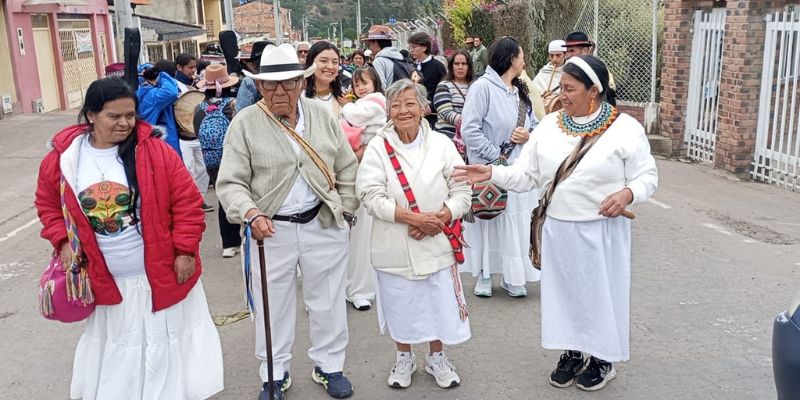Comunidades Mhuysqas de Cota, Chía y Medina participaron en el VIII Encuentro de la Fapkwa y el Puyky


