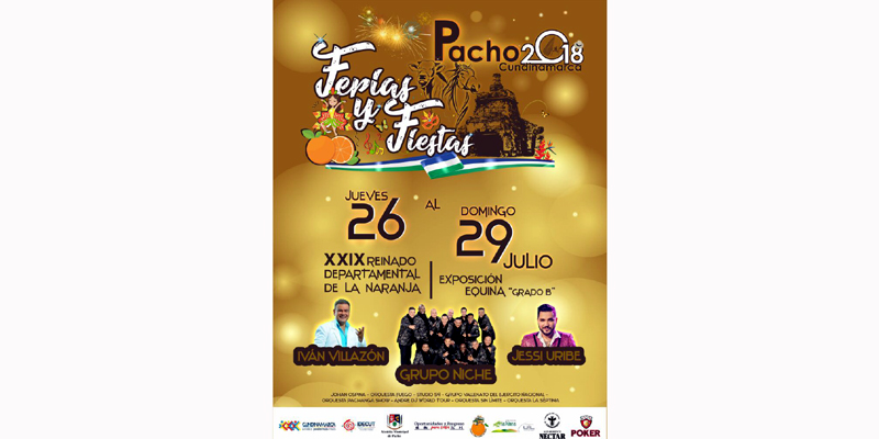 Pacho celebra Reinado Departamental de la Naranja y tradicionales ferias y fiestas






