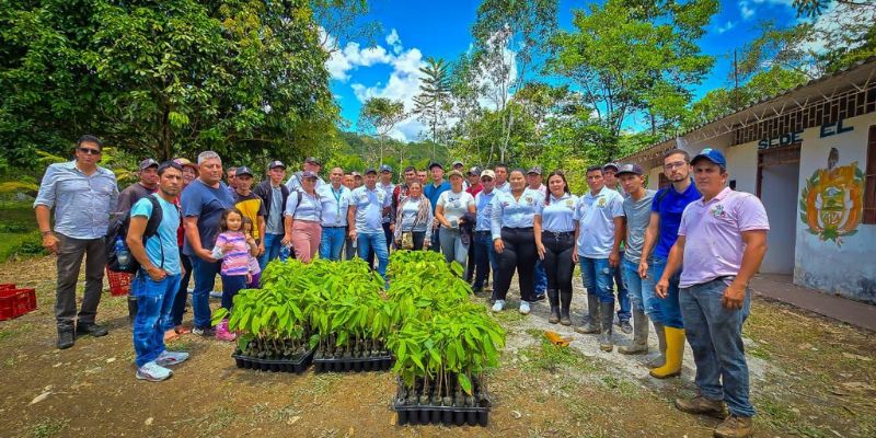 Yacopí inaugura centro de propagación para producir 50 mil plántulas de cacao de alta calidad

