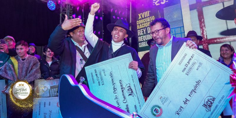 Mateo Cruz, oriundo de Choachí, es el nuevo Rey Nacional del Requinto Carranguero