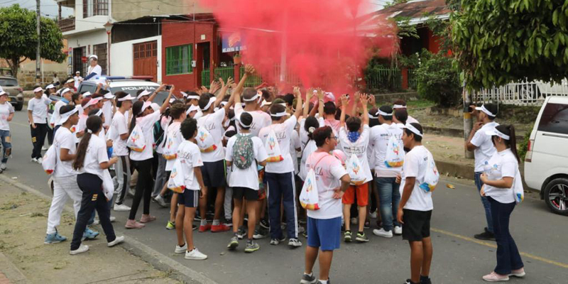 Con la 'Ruta de colores' culminó la Semana por la Paz en el municipio de La Mesa



