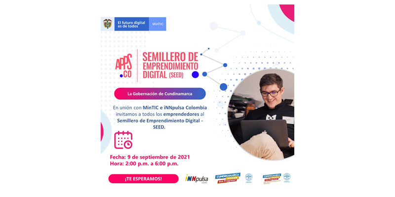 Emprendedores de Cundinamarca APPS.CO abre inscripciones para los Semilleros de Emprendimiento Digital








