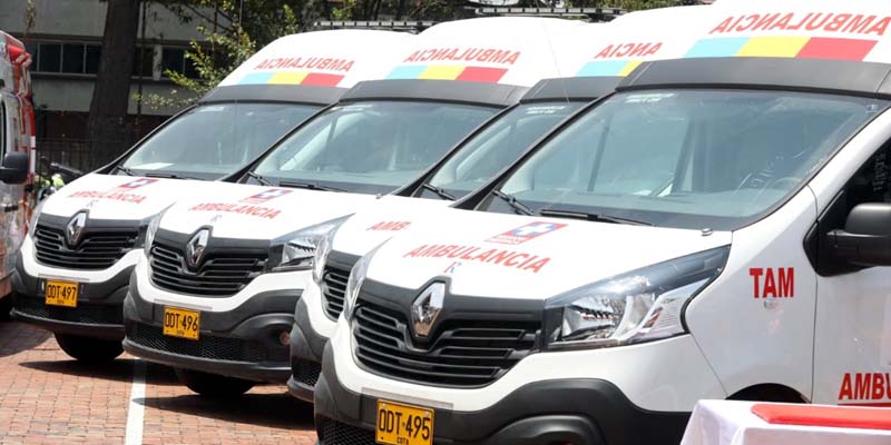 Diez municipios cundinamarqueses tienen, desde hoy, nuevas ambulancias