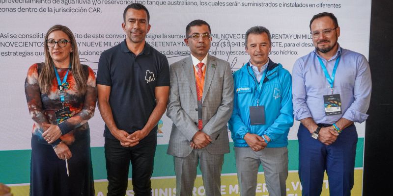 Gobernador Jorge Rey anuncia convenio por $5.942 millones para cosechar y almacenar agua en Cundinamarca
