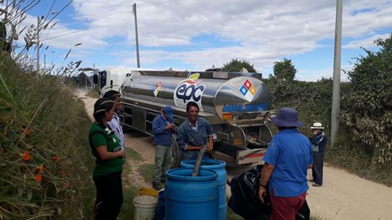 Gobernación de Cundinamarca abasteció zona rural de Gachancipá con agua potable





