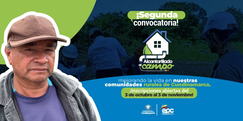 Abren convocatoria para 52 prestadores rurales de alcantarillado en Cundinamarca
