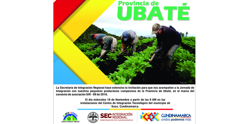 Pequeños productores de la provincia de Ubaté serán capacitados por la Gobernación de Cundinamarca 






