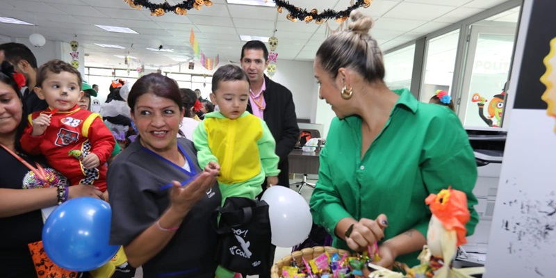 Con música, color y alegría se vivió Halloween en la Gobernación de Cundinamarca