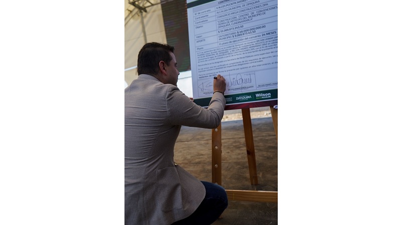 Gobernador Nicolás García suscribió acta de inicio de obra del Centro Cultural y de Convenciones “Tierra de artistas”