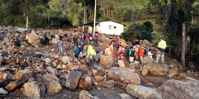  “No descansaremos hasta encontrar los tres desaparecidos por avalancha en Gachetá”: Gobernador Jorge Rey

