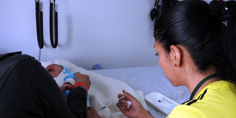 Cundinamarca cumple metas de vacunación en niños menores de uno y cinco años



