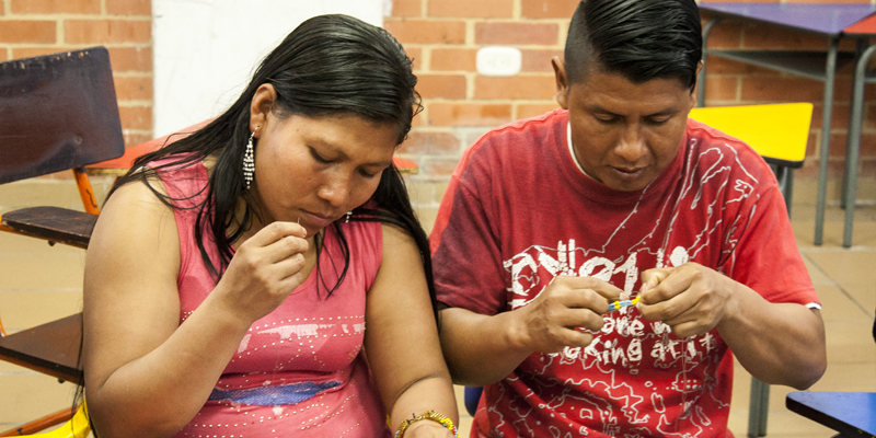 Indígenas wounaan, víctimas del conflicto reconstruyen su proyecto de vida 