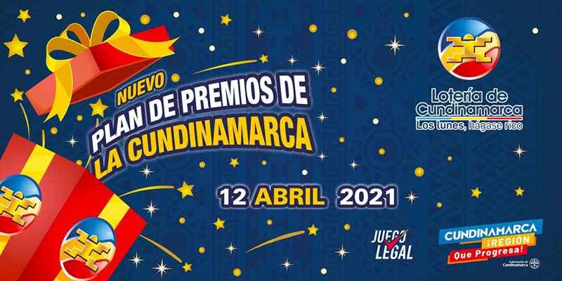 Nuevo plan de premios de la Lotería de Cundinamarca