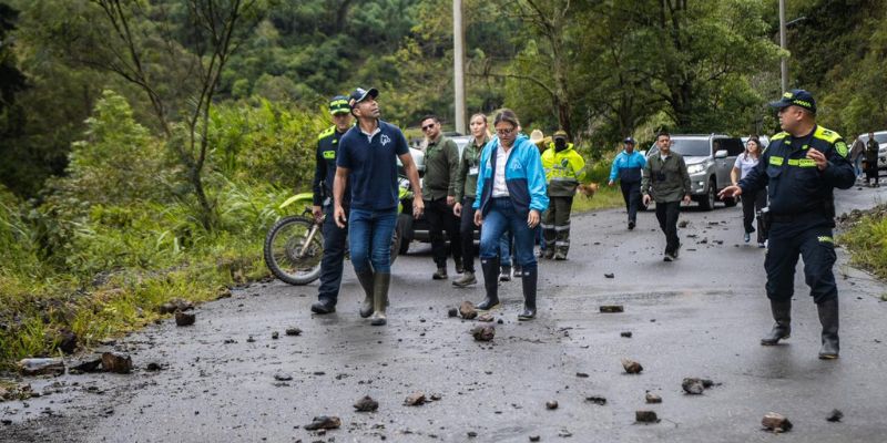 Desde Puente Quetame, el gobernador Jorge Rey coordina acciones urgentes ante emergencia invernal