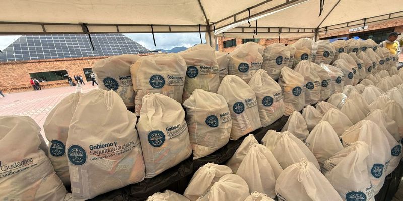 Más de 1.000 hogares afectados por la guerra recibieron apoyo alimentario en el departamento