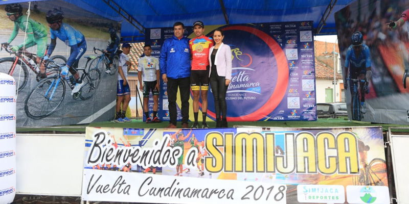 Óscar Pachón ganó la segunda etapa de la Vuelta a Cundinamarca en Simijaca
