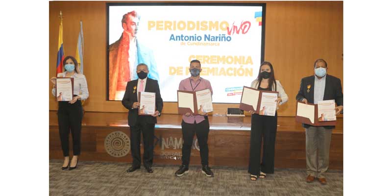 ‘Periodismo vivo Antonio Nariño de Cundinamarca’: primer reconocimiento a los mejores profesionales del territorio









