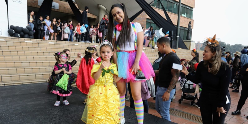 Con música, color y alegría se vivió Halloween en la Gobernación de Cundinamarca