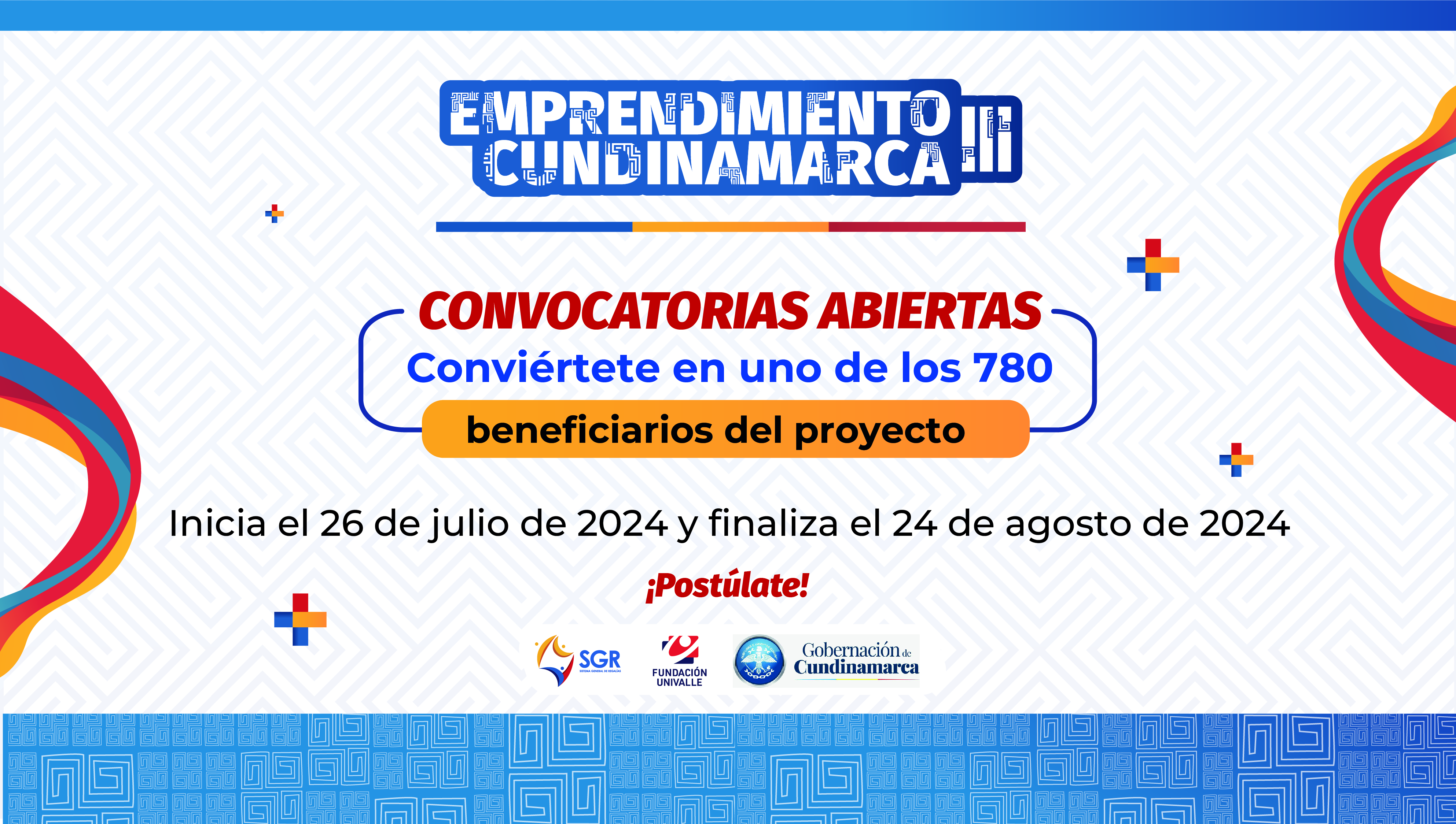 Banner: Convocatoria Emprendimiento Cundinamarca3
