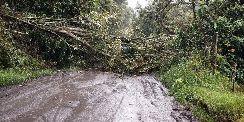 Intensas lluvias dejan desbordamientos, deslizamientos y carreteras colapsadas en el oriente de Cundinamarca

