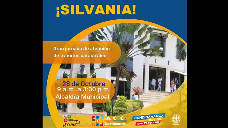 ¡28 de octubre en Silvania, jornada de atención! 