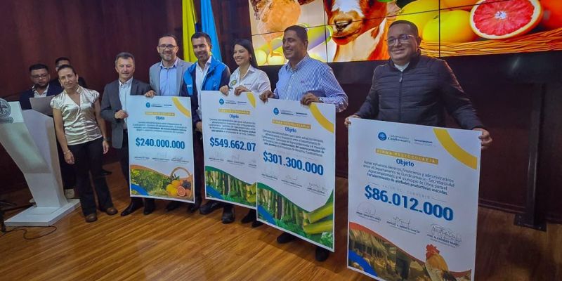 Inversión superior a $1.100 millones impulsa la productividad del campo en Cundinamarca