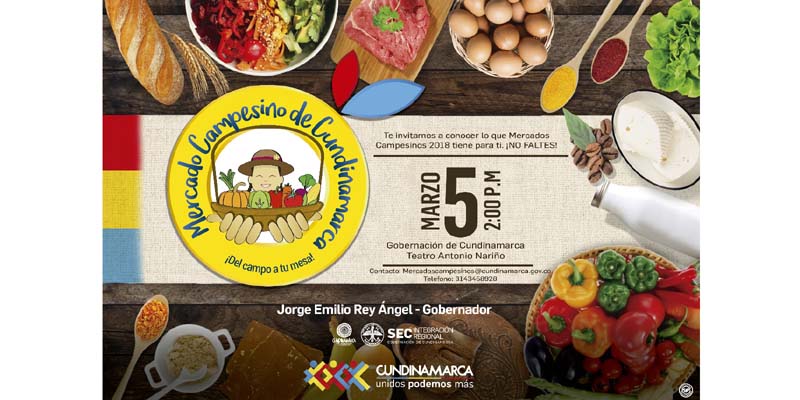 En el 2018 llegan de nuevo los Mercados Campesinos de Cundinamarca


















