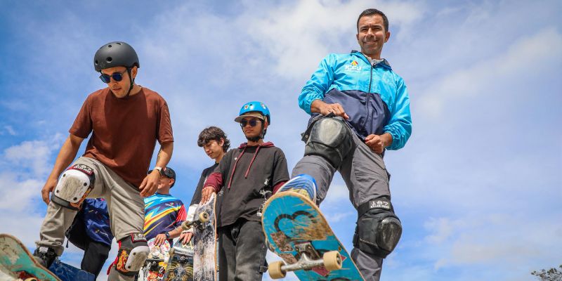 Gobernador Jorge Rey inaugura oficialmente el ‘Skate Park’ de Sopó 