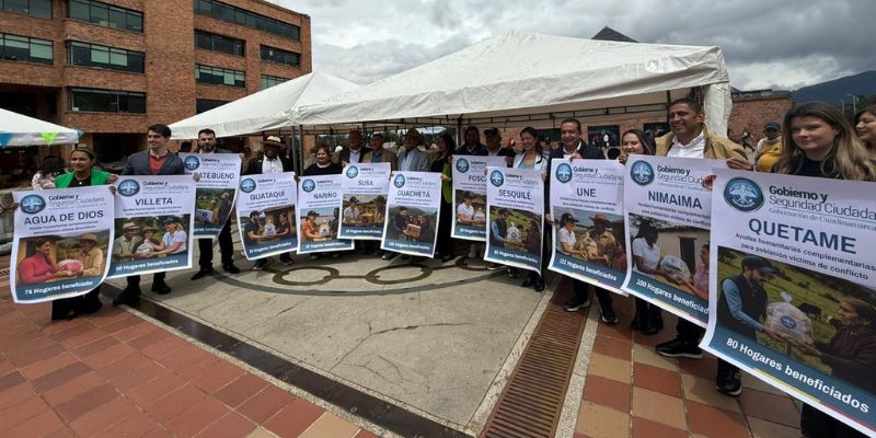 Más de 1.000 hogares afectados por la guerra recibieron apoyo alimentario en el departamento