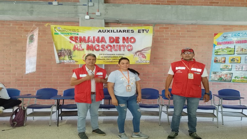 Avanza campaña contra el dengue en Cundinamarca
