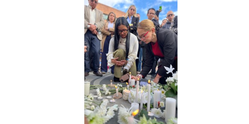 Cundinamarca se unió a la velatón nacional y encendió una luz por la paz de Colombia