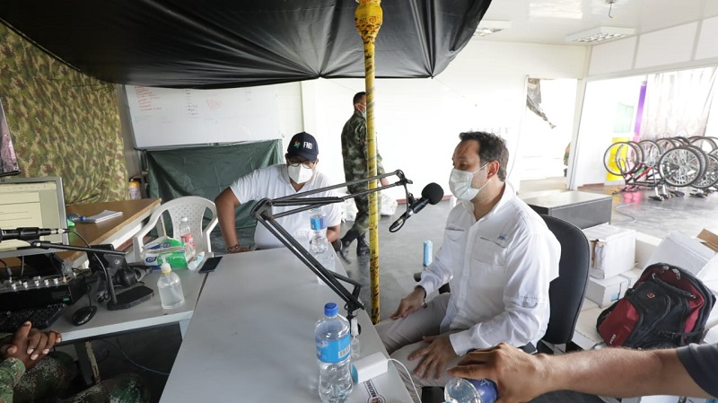 Gerente para el Covid de Cundinamarca acompaña el Plan de Vacunación en San Andrés
