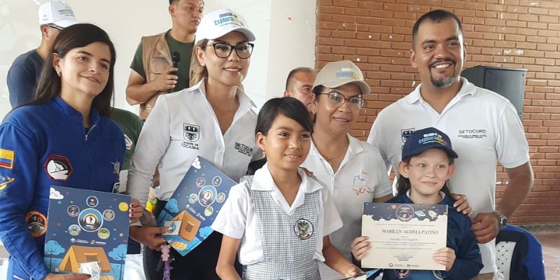 Más de 80 niños de Tocaima se gradúan del módulo “Recreándome en el Espacio” del programa Unidad de Exploradores

