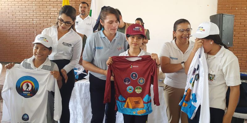 Más de 80 niños de Tocaima se gradúan del módulo “Recreándome en el Espacio” del programa Unidad de Exploradores

