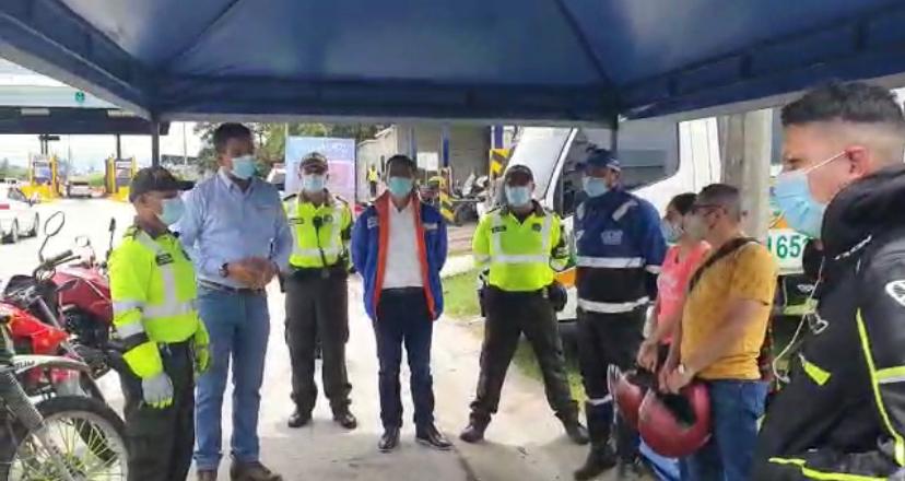 Se instalaron 6 puntos salvavidas para motociclistas en las vías de Cundinamarca