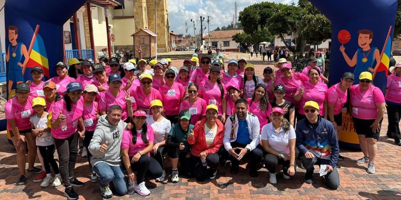Más de 5.000 mujeres participaron en las carreras de la mujer en Cundinamarca