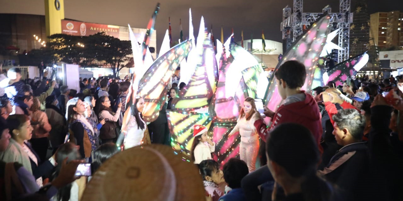 Cundinamarca encendió luces de Navidad con  un espectáculo de música, luces y color