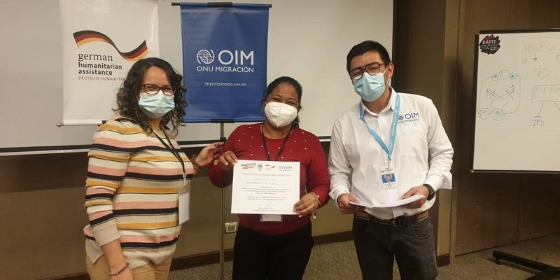 Responsables de vacunación en Cundinamarca se capacitan para atención de población migrante





