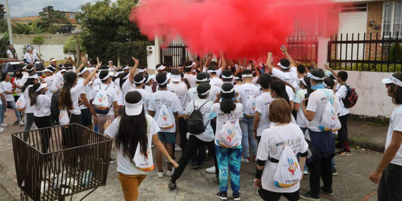 Con la 'Ruta de colores' culminó la Semana por la Paz en el municipio de La Mesa



