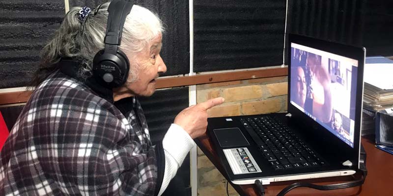 Herramientas TIC permiten la comunicación entre usuarios de la Beneficencia de Cundinamarca y sus familiares

