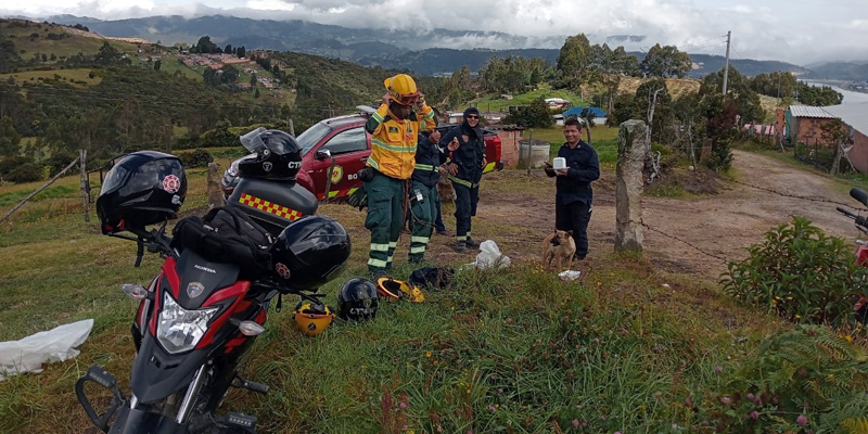 La Gobernación de Cundinamarca continúa liderando esfuerzos para extinguir el incendio en Soacha





