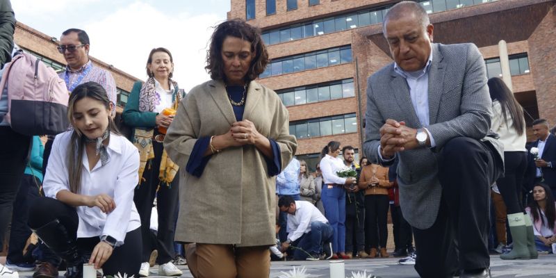 Cundinamarca se unió a la velatón nacional y encendió una luz por la paz de Colombia