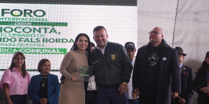 Chocontá honra a Orlando Fals Borda con foro internacional sobre acción comunal 
