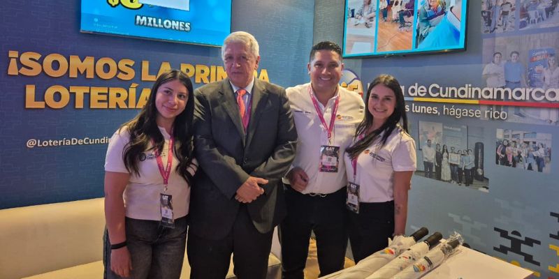 Lotería de Cundinamarca participa en la feria de juegos de azar más importante de Latinoamérica