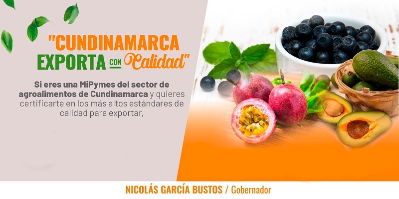 
Preselección de la Convocatoria “Cundinamarca Exporta con Calidad”
