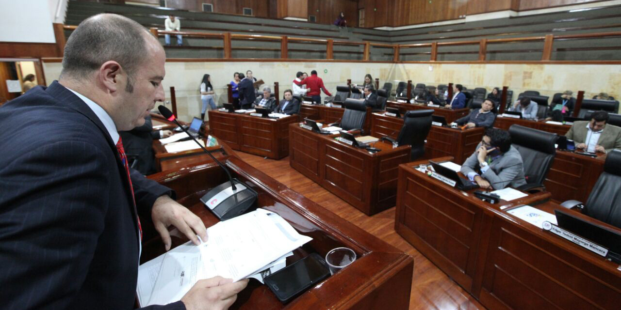 Secretaría del Ambiente presenta balance de su gestión ante la Asamblea de Cundinamarca
