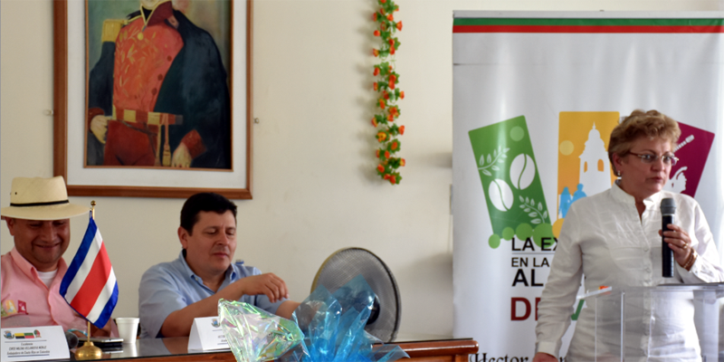 Embajadora de Costa Rica visita al municipio de Viotá













