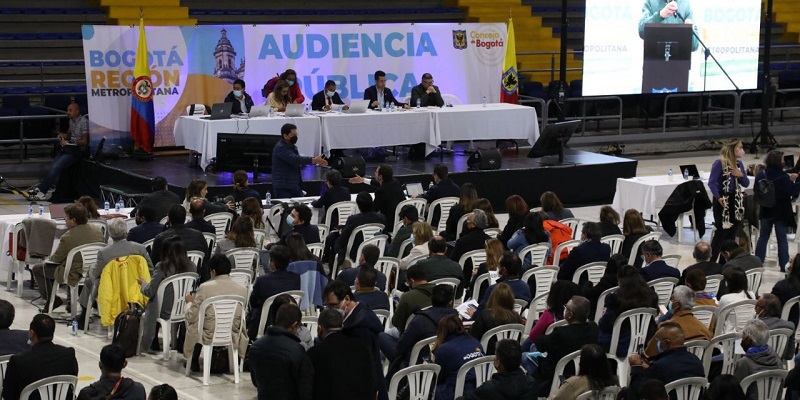 Concejo de Bogotá realizó Audiencia Pública del proyecto de Región Metropolitana



