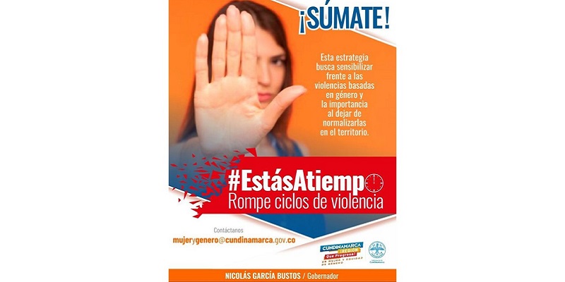 Cundinamarca inicia campaña para frenar violencias basadas en género